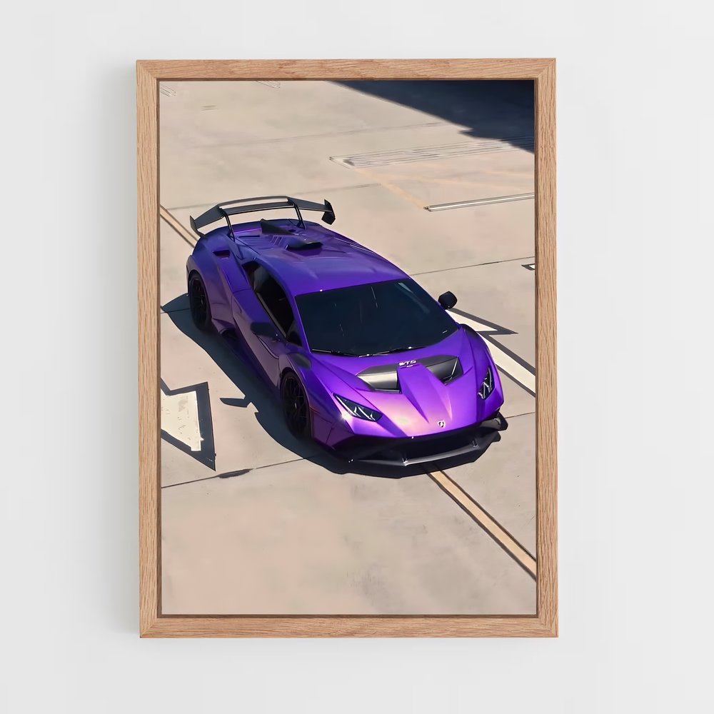 Poster Huracan Mystique – affiche Lamborghini (vue 4)